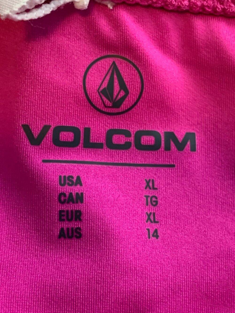 Volcom Junior Women's Hipster Bikini Bottom Swimsuit, Fiesta Pink - Picture 5 of 6